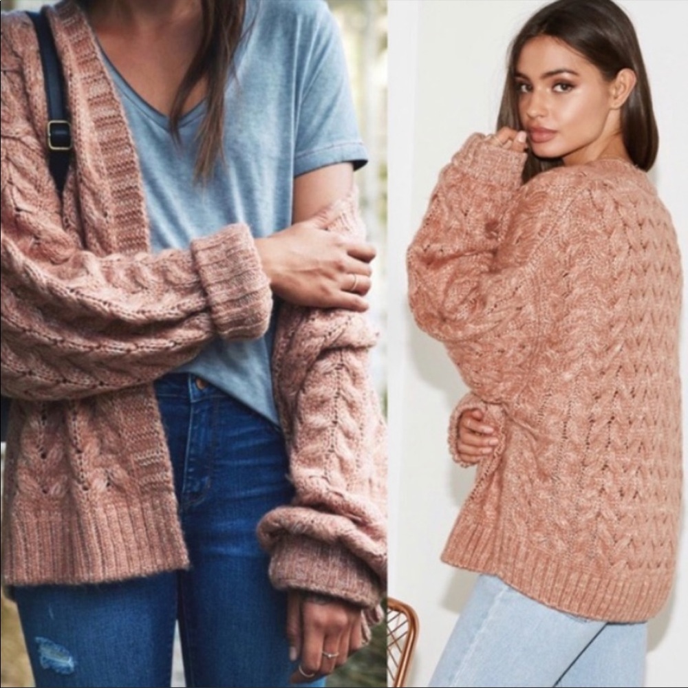 kendall and kylie open cardigan sweater - Picture 8 of 8
